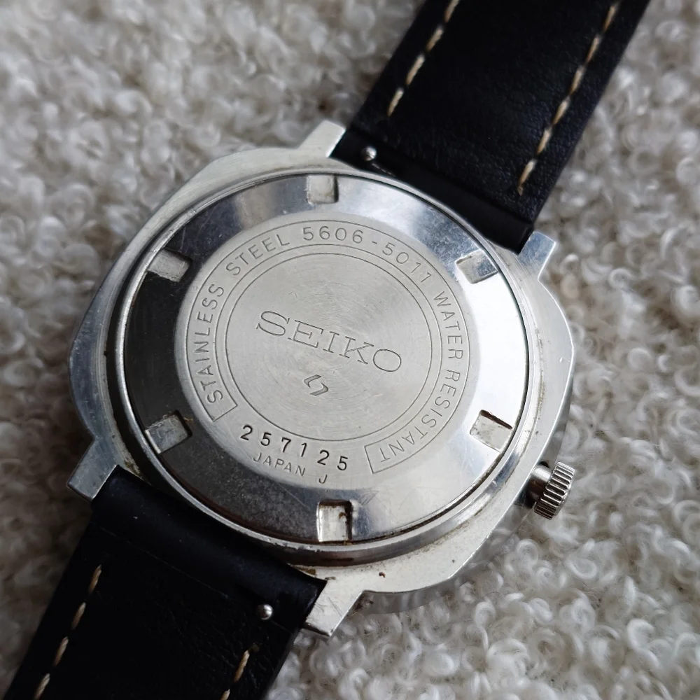 Seiko Lord Matic 25 Jewels Automatic “TV Dial” Vintage Watch Japan 1970s Rare - Picture 6 of 11